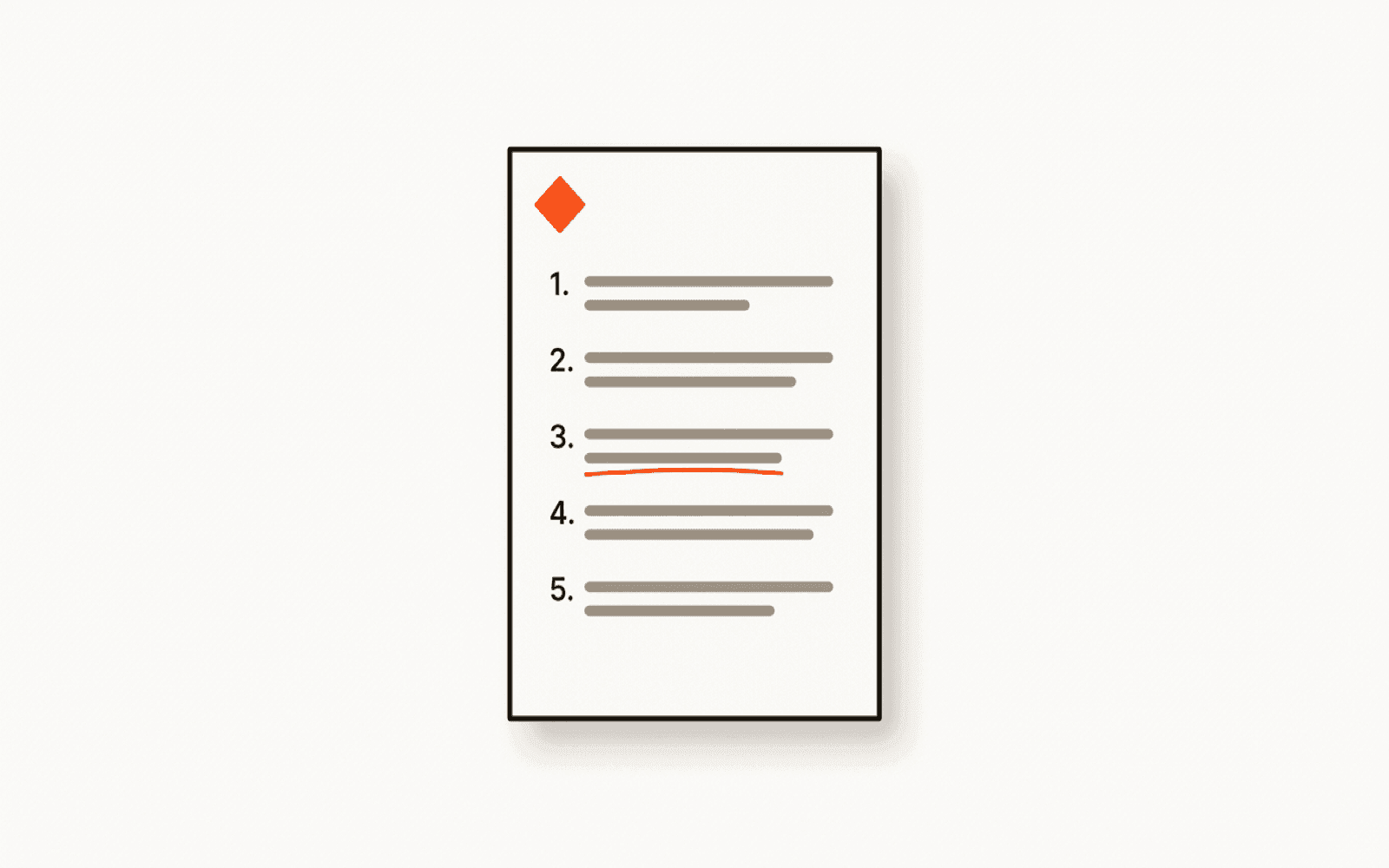 A page of standing instructions that writes your weekly document for you